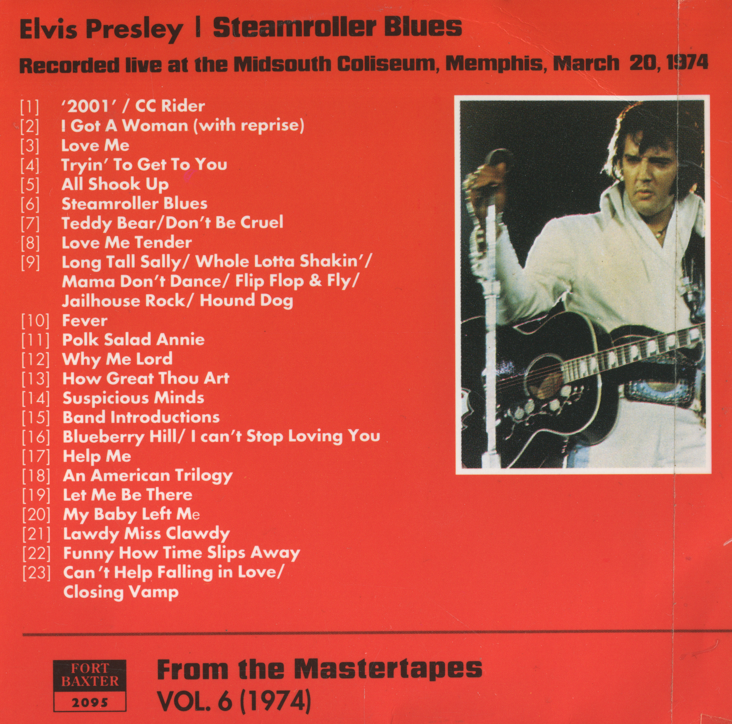 Elvis Presley  Steamroller Blues : Back